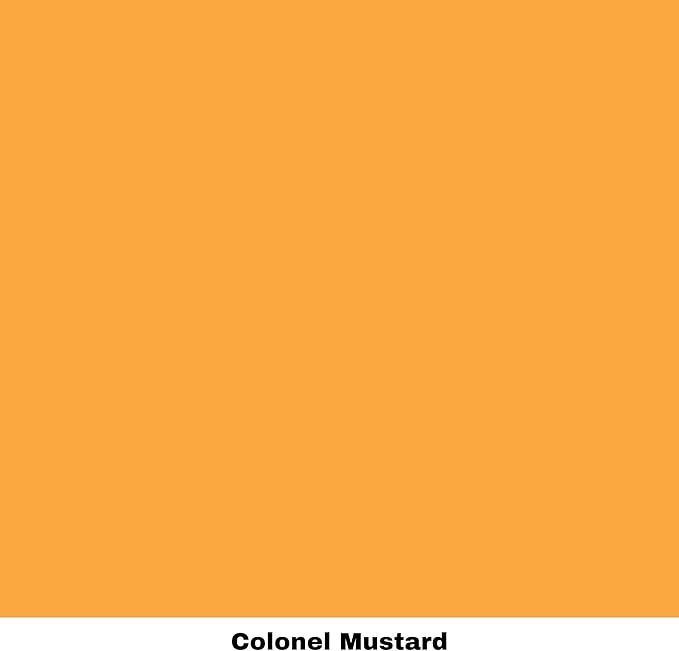 Dixie Belle Paint Company Chalk Finish Furniture Paint - Colonel Mustard (16oz) - Matte Retro Yellow Chic Chalk Mineral DIY Furniture Paint