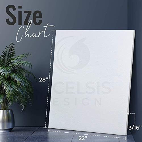 White Foam Board 22 x 28 x 3/16" (5mm) Inch, 15 Pack Acid-Free Foam Core Poster Board Sheets for Art, Crafts, Presentation, Vision Board, Signboard, and Party Decorations