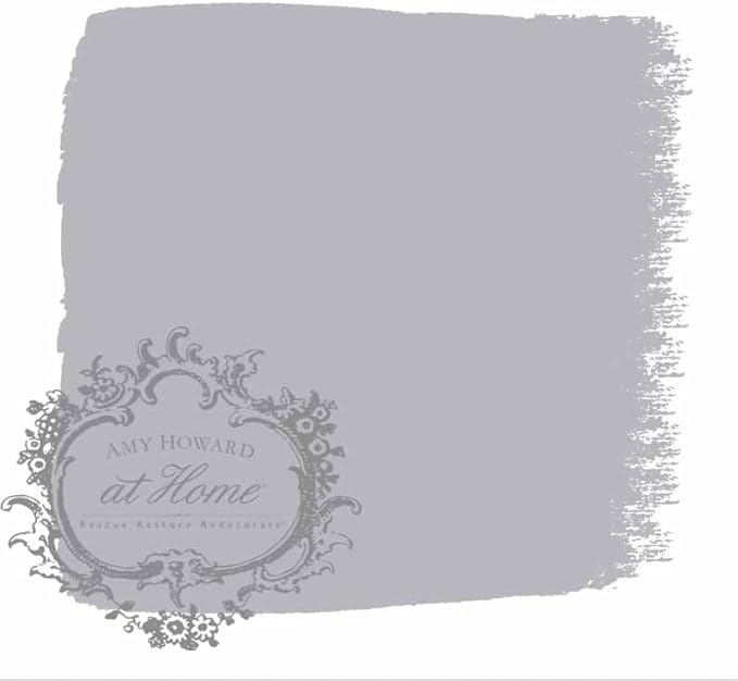 AMY HOWARD AT HOME Chalk-Based One Step Paint for Furniture, Cabinetry, Decor, Finish, and More | No Stripping, Sanding, or Priming | Light Base | 16 Ounce | Lilacs a Bloomin