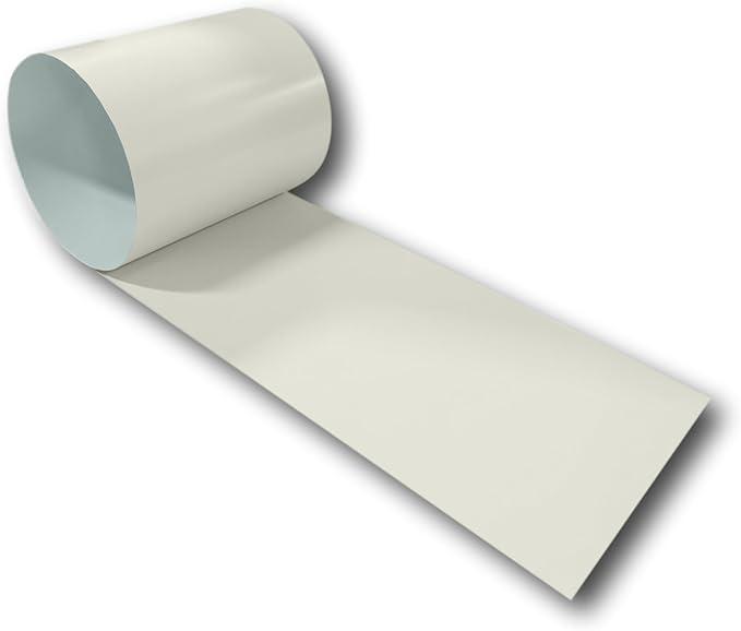 Eagle 1:24 Gauge KYNAR 500 Sheet Metal Flashing Rolls-10 FT Long-Heavy Duty Pre-Finished Rolls-Commercial Grade-Roofing Flashing, Fascia Cover, Coping Cap-Multiple Sizes (30" x 10 FT, Sandstone)