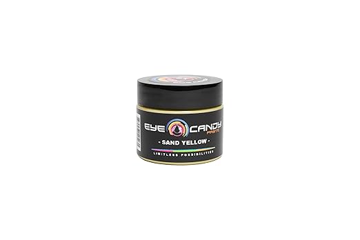 Eye Candy Beige Pigment Paste Sand Yellow (2 oz/RAL 1002) | Epoxy, Resin Art Paste |Highly Pigmented |Resin Art | Woodworking