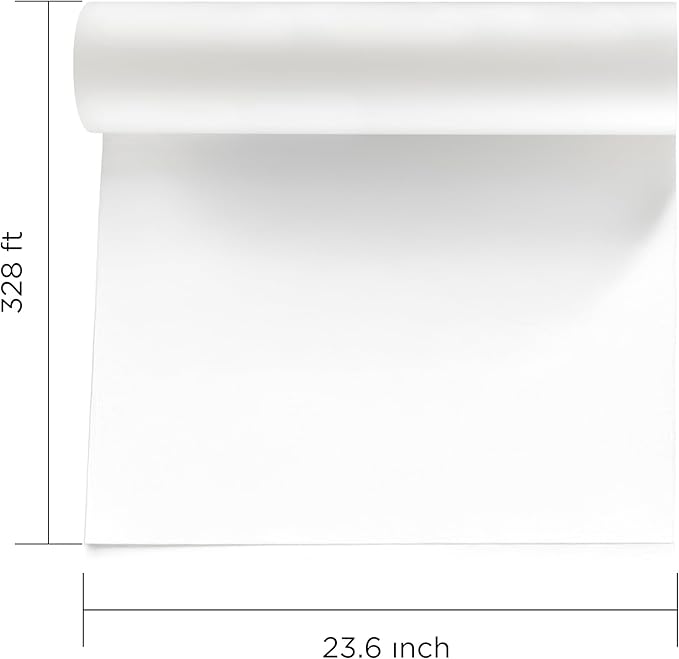 DTF Transfer Film Roll 23.6in x 328ft β Premium Plus Hot & Cold Peel β Double Matte Anti-Static Coating β Heat Transfer Film for Vibrant Colors & Durable Prints β Works with All DTF Printers