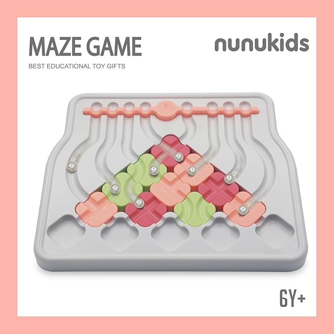 Marble Circuit Puzzle - Exciting Maze Game Toy for Kids, Fun Brain Teasers for Kids 6 Years and Above