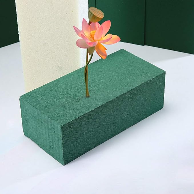 3PCS Floral Foam Bricks, Florist Flower Foam Green Blocks Flower Arrangement Brick Supplies for Florist Craft