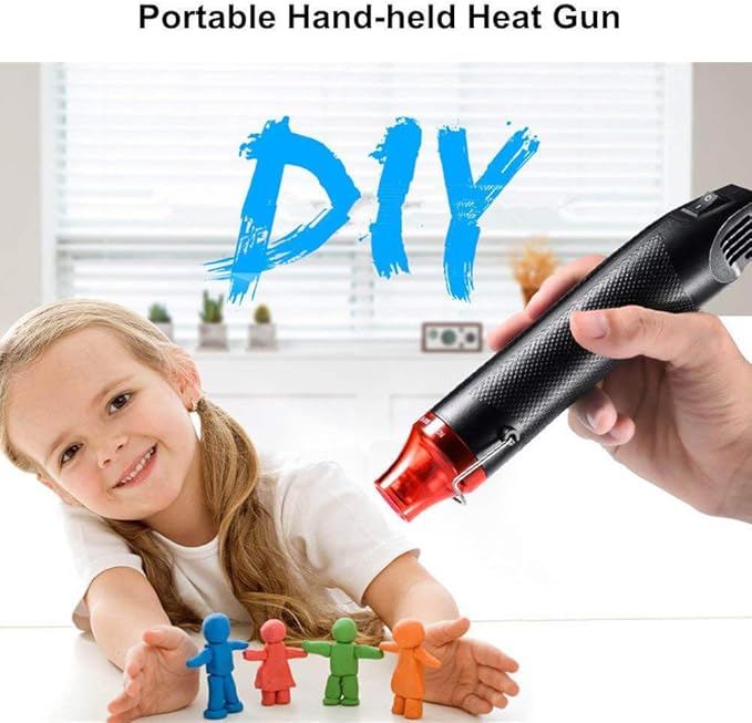Sumi Living Mini Heat Gun, Electric Phone Repair Heat Tool Compact Hot Air Gun for DIY Embossing Shrink Wrap Drying Paint 110V