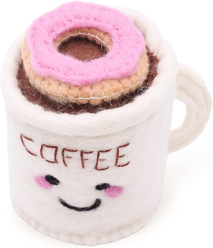GLACIART ONE Sewing Pin Cushion Coffee Mug | Large Size |Durable & Handmade Craft Supplies | Also for Quilting Needles, Sewing Machine Needles, Safety and T Pins