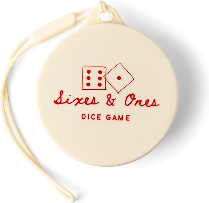Vango Sixes & Ones Dice Game ā 6 Curated Dice Games All in One, Expandable Rolling Cup to Play Anywhere ā for Kids, Adults, Families, Travel, Perfect for Game Nights