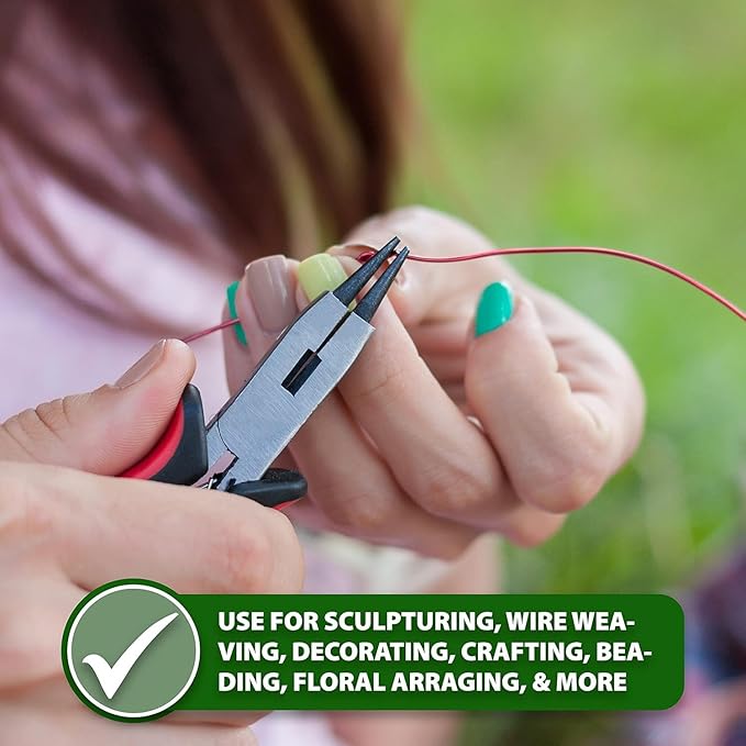 Mandala Crafts 18 Gauge Anodized Aluminum Craft Wire for Jewelry Making - 100 FT Colored Flexible Bondi Blue Wire - Bendable for Bonsai Armature Crafting Sculpting