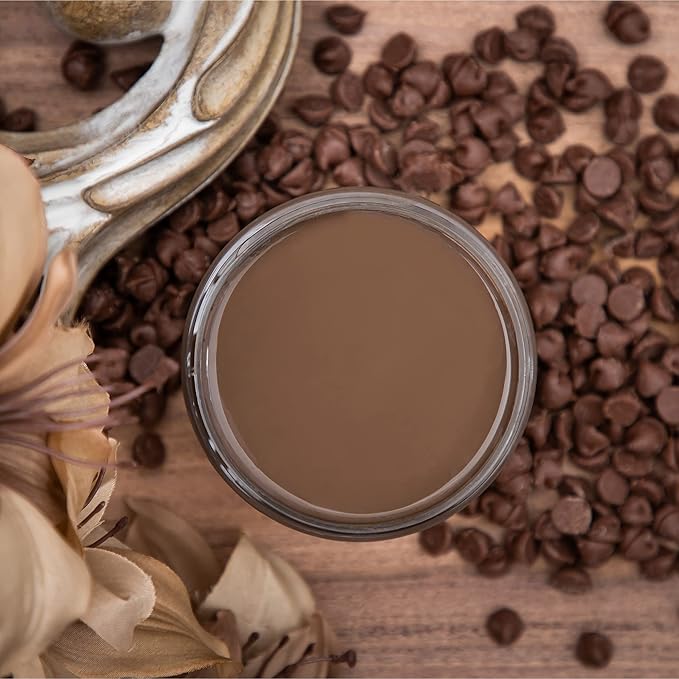 Dixie Belle Paint Company Chalk Finish Furniture Paint - Chocolate (16oz) - Matte Creamy Brown Chic Chalk Mineral DIY Furniture Paint
