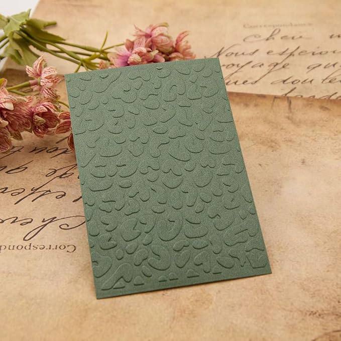 6Pcs Flower Leaf Embossing Folders DIY Craft Paper Card Embossing Template Stencil Paper Card Decorating Mold Plastic Embossing Machine Template for Card Making Scrapbooking Photo Album Decoration