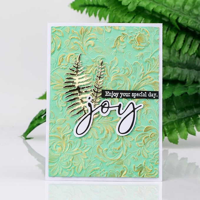 BAOFALI 3D Flowers Theme Plastic Embossing Folders Phoenix for DIY Scrapbooking Photo Album Card Paper Craft Decoration for Card Making,Embossing Template Paper Card Embossing Stencil