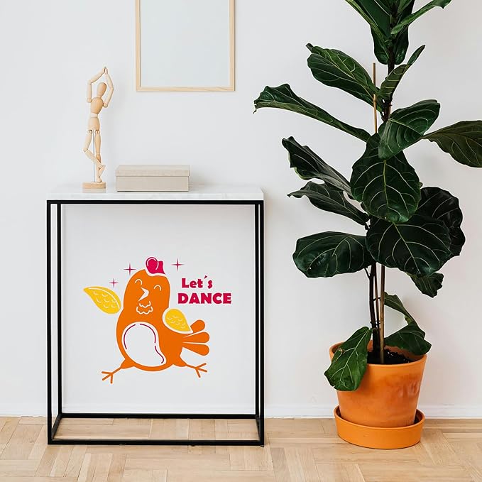 Ant Smart Adhesive Permanent Vinyl Compatible with Cricut Explore and Maker Series Without Cutting Mats, Create DIY Projects, Decals, Stickers & More (Orange, 13inchx10ft)