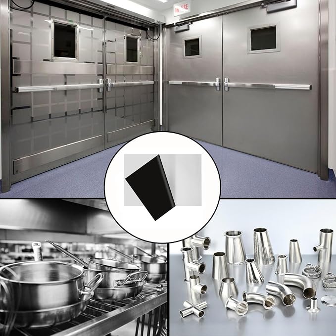 304 Stainless Steel Sheets Metal 8" x 12" x 1/16" (1.60MM) Inch 304 Stainless Steel Plates 16 Gauge Stainless Steel Shim Stock Plates Metal Sheets for Crafting, Stovetop, Snow Frosted Surface