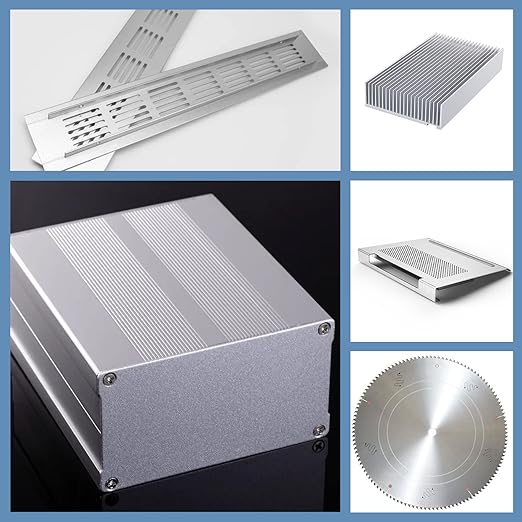 2Pack Aluminum Sheet & Plates 6 x 12 x 1/8 Inch, 6061 Heavy Duty Aluminum Sheets with Protective Film, 3MM Thick Flat Plain Panel Sheet for Crafting Structural Framing Base Plate