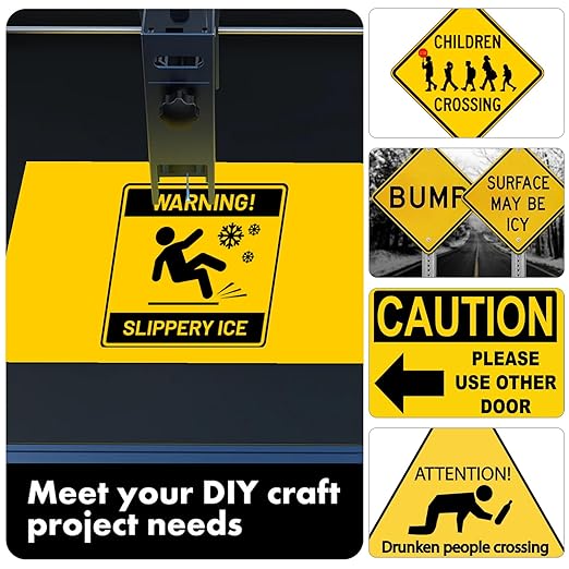 5PCS Laser Engraving Double Color ABS Plastic Sheet,Two-Tone Laserable Engraving Plastic Sheets for Name Badge,Office Label,Laser Artistic Product,Size 11.73" x 11.73",Yellow/Black