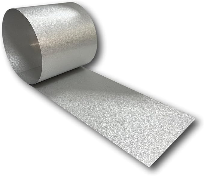 Eagle 1-24 Gauge KYNAR 500 Sheet Metal Flashing Rolls-10 FT Long-Heavy Duty-Commercial Grade-Roofing Flashing, Fascia Cover, Coping Cap-Multiple Sizes (30" x 10 FT, Galvalume Plus)