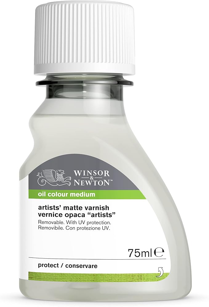 Winsor & Newton Professional Artists' Matt Varnish, 75ml (2.5-oz) Bottle