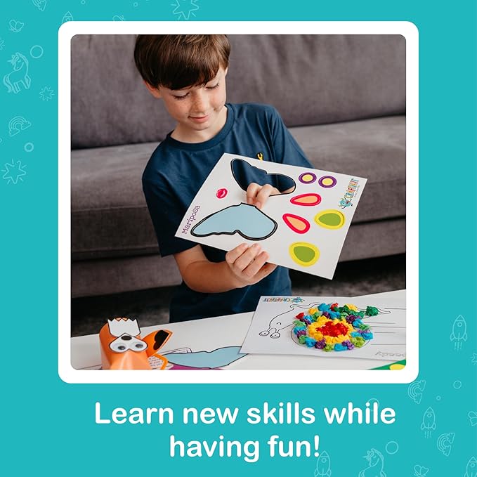 Craftikit® 20 Award-Winning Animal Toddler Arts and Crafts for Kids Ages 3-10 Years, All-Inclusive Animal Craft Kits, Fun Toddler Craft Box for Girls, Boys in Preschool