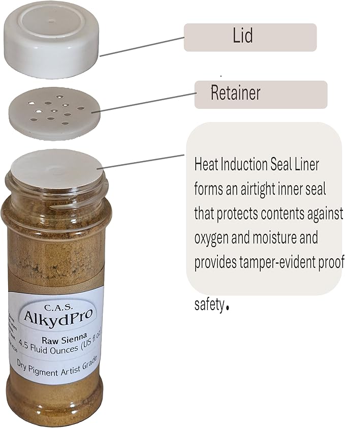 Pigment Earth Set 6 jars 4.5 fluid ounces