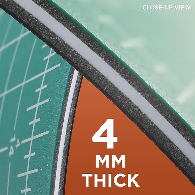 ALVIN GBM Self-Healing Cutting Mat 36 x 72 inch | Double-Sided Green/Black | 5-Layer Gridded Surface for Arts, Crafts and Sewing (actual size 36.61 x 72.83 inches) - Model GBM3672