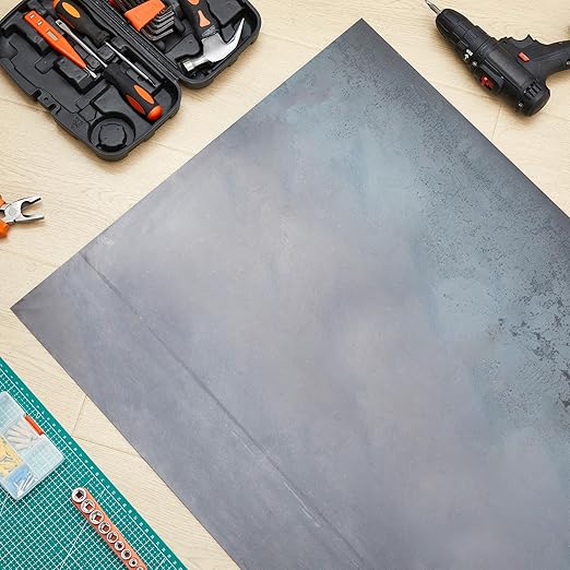 Hicarer 24 x 36 Inch A36 Carbon Steel Sheet 0.08" Thickness Length 14 Gauge Hot Rolled Steel Plate for Automotive Sheet Metal, Furniture or Industrial, Unpolished (Mill) Finish