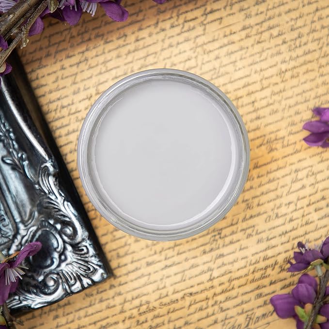 Dixie Belle Paint Company Chalk Finish Furniture Paint - Mason Dixon Gray (8oz) - Matte Charcoal Gray Chic Chalk Mineral DIY Furniture Paint