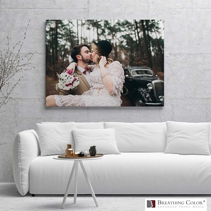 Premium Lyve Matte Canvas Paper Perfect For Use on Professional Makes and Models of Epson, Canon and HP printers preferred by Professionals. 19 mil textured Canvas offered in a 50 inch by 40 ft roll