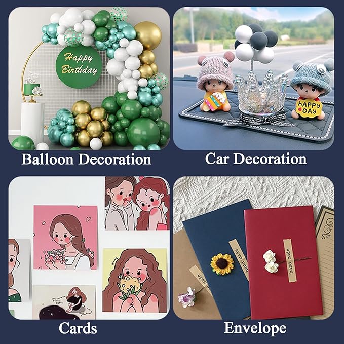 Adhesive Stick dots Two-Sided Sided Mounting Putty Stick Tack for Wall Hanging Crafts Balloons Festival Party Decorations,Clean Removable(1.2"*1.2"-150)