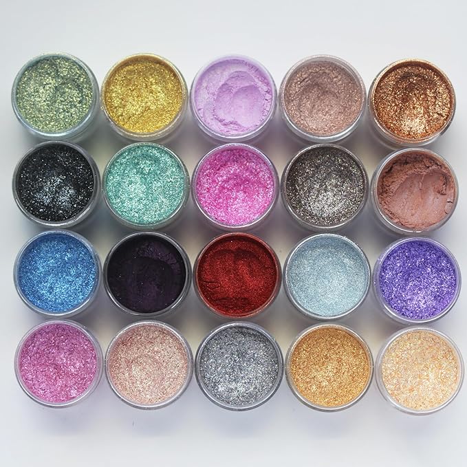 Premium Diamond Mica Powder Pigment- for Epoxy, Resin, Soap, Paint, Woodworking, Acrylic Pouring, Bath Bombs, Fishing Lures - DIY Arts and Crafts Additive (Diamond Iridescent Brown)