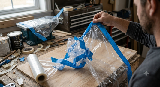 Common Mistakes to Avoid When Using Tape-and-Drape Plastic Sheeting