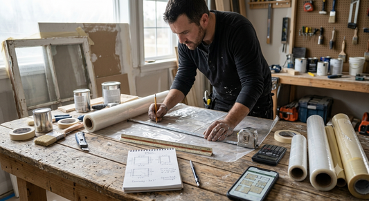 How to Plan the Amount of Masking Film Needed for a Painting Job