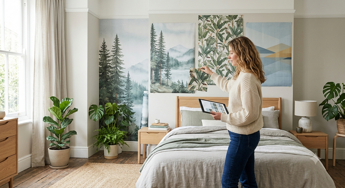 How to Choose a Wallpaper Mural for a Bedroom Feature Wall