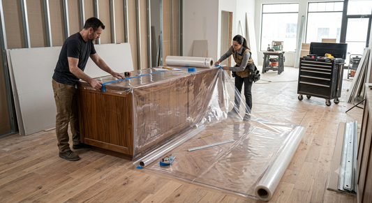 How Clear Vinyl Sheeting Can Be Used for Temporary Surface Protection