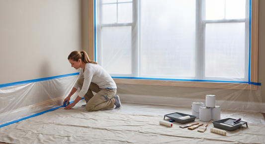 How to Cover Windows, Trim, and Large Surfaces Before Painting