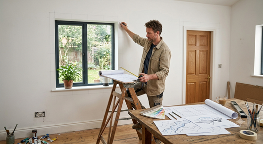 How to Plan a Wall Mural Around Windows, Doors, and Other Obstacles