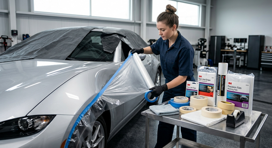 Automotive Masking Supplies: A Beginner's Guide to Tape, Film, and Coverage