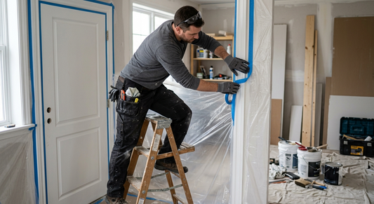 How to Use Pre-Taped Masking Film Around Doors, Windows, and Vehicle Panels