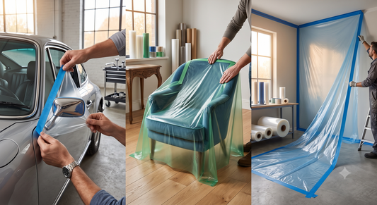 How to Select the Right Tape-and-Drape Film Size for Cars, Furniture, and Walls