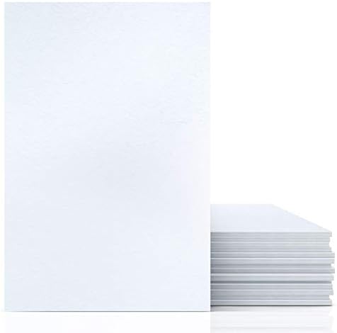 White Foam Board 16 x 20 x 3/16" (5mm) Inch, 15 Pack Acid-Free Foam Core Poster Board Sheets for Art, Crafts, Presentation, Vision Board, Signboard, and Party Decorations