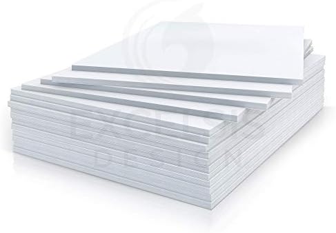 White Foam Board 20 x 30 x 3/16" (5mm) Inch, 15 Pack Acid-Free Foam Core Poster Board Sheets for Art, Crafts, Presentation, Vision Board, Signboard, and Party Decorations