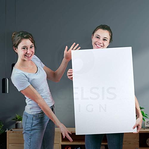 White Foam Board 24 x 36 x 3/16" (5mm) Inch, 15 Pack Acid-Free Foam Core Poster Board Sheets for Art, Crafts, Presentation, Vision Board, Signboard, and Party Decorations