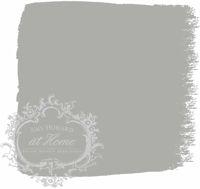 AMY HOWARD AT HOME Chalk-Based One Step Paint for Furniture, Cabinetry, Decor, Finish, and More | No Stripping, Sanding, or Priming | Light Base | 32 Ounce | Manor Gate