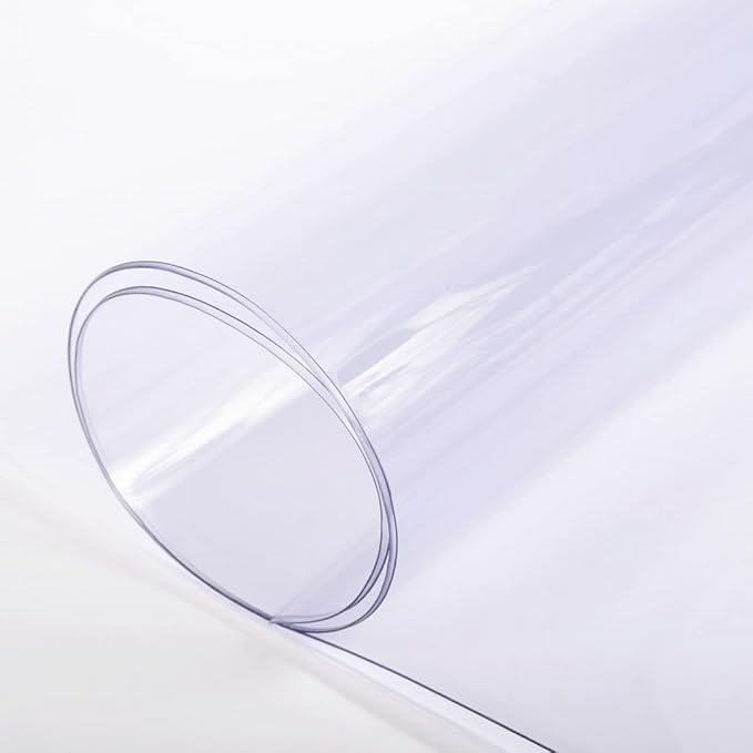 Farm Plastic Supply - Clear Vinyl Sheeting - 15 Mil - (4'6" x 200') - Vinyl Plastic Sheeting, Clear Vinyl Sheet for Storm Windows, Covering, Protection, Tablecloth Protector