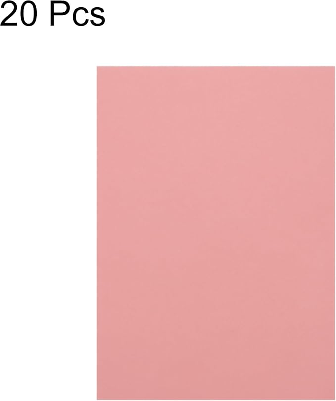 MECCANIXITY Colored Vellum Paper, 20 Sheet Light Pink Transparency 11.7 x 8.2 Printable Vellum Paper, Translucent Vellum Sheets for Printing Wedding Invitations, Ink Jet Laser Printer