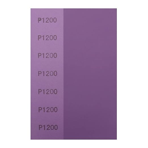 Sandpaper 1200 Grit,Wet Dry Sanding Sheets,High Performance Ceramic Abrasive Sand Paper for Wood Furniture Finishing,Metal Grinding,Automotive Polishing,9 x 3.6 Inch,25-Pack