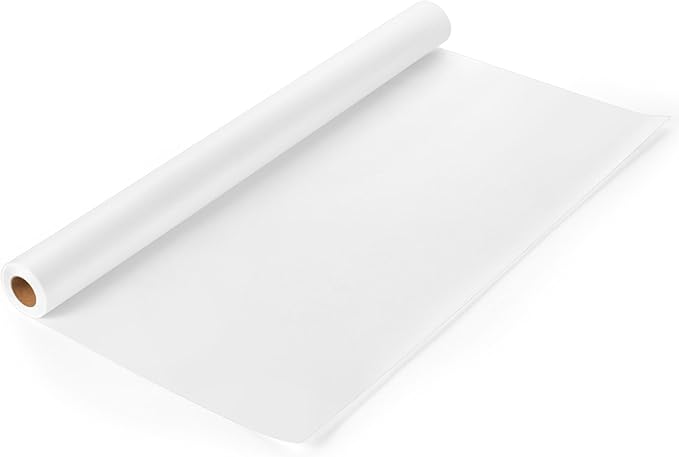 Tracing Paper Roll 24in x 50yd, White Trace Paper Pattern Paper Translucent Tracing Paper for Sewing, Drawing, Sketching, Gift Wrapping