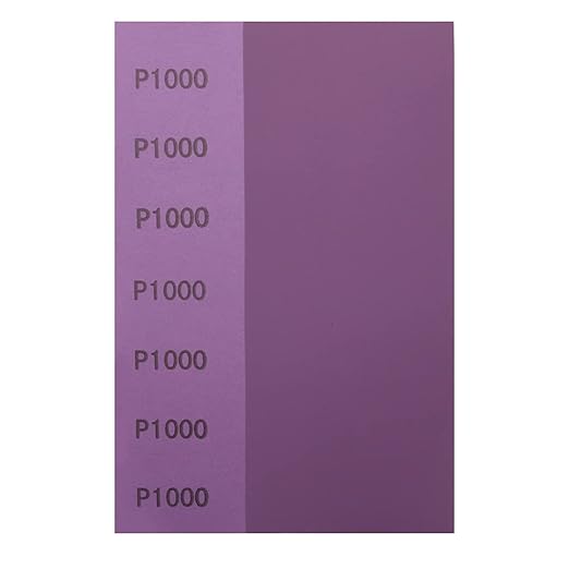 Sandpaper 1000 Grit,Wet Dry Sanding Sheets,High Performance Ceramic Abrasive Sand Paper for Wood Furniture Finishing,Metal Grinding,Automotive Polishing,9 x 3.6 Inch,25-Pack