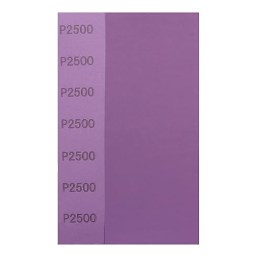 Sandpaper 2500 Grit,Wet Dry Sanding Sheets,High Performance Ceramic Abrasive Sand Paper for Wood Furniture Finishing,Metal Grinding,Automotive Polishing,9 x 3.6 Inch,25-Pack