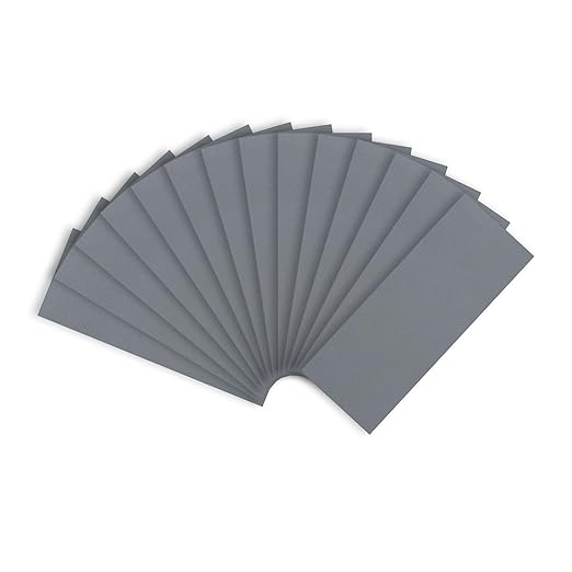 Sandpaper 7000 Grit, Wet Dry Sanding Sheets 9 x 3-2/3 Inch for Wood Furniture Finishing, Metal Sanding and Automotive Polishing,14 -Sheet