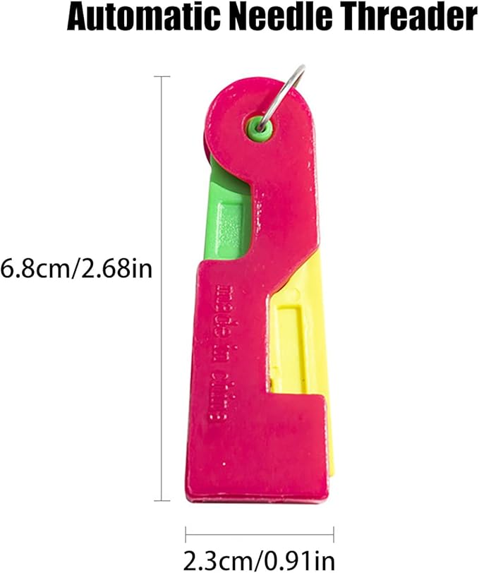 Automatic Needle Threader - 2025 New Plastic Quick-Loop Device for Hand Sewing, Embroidery, & Cross-Stitch Crafts, Universal Compatibility Across Various Sewing Machines (18)